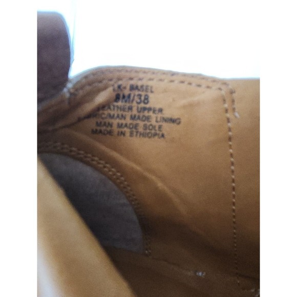 Lucky Brand Basel Women's Brown Distressed Ankle Boots Booties 8M - Picture 10 of 15